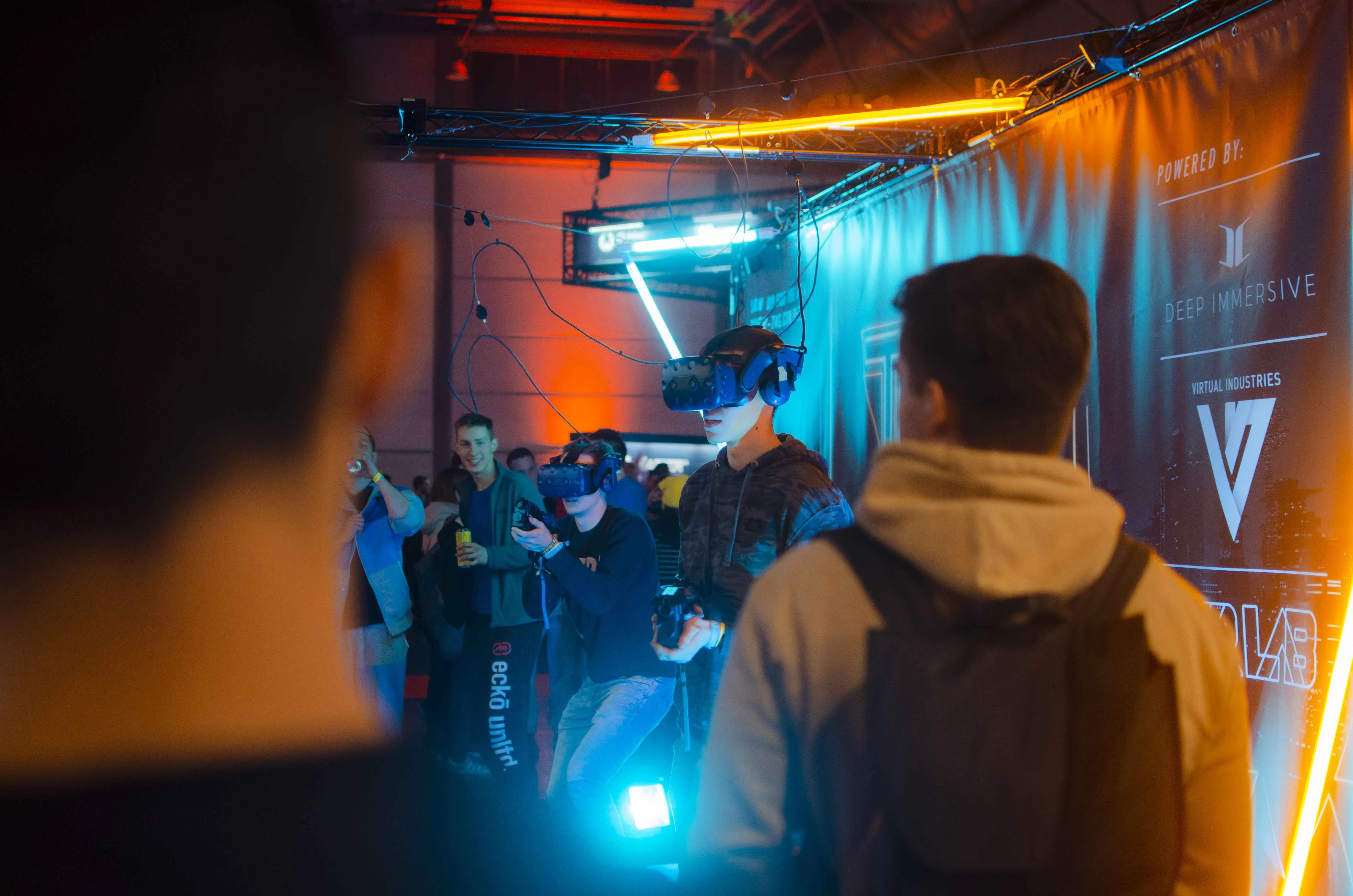 VR-Station auf einem Event