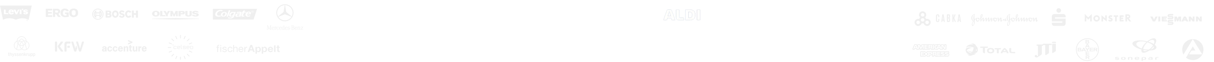 Logos von Kunden und Partnern, mit denen VRketing zusammengearbeitet hat